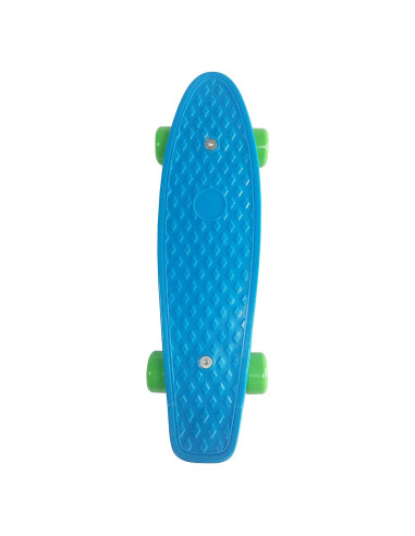Mini Skateboard SK8MEMO Azul 43 cm para Niños Principiantes