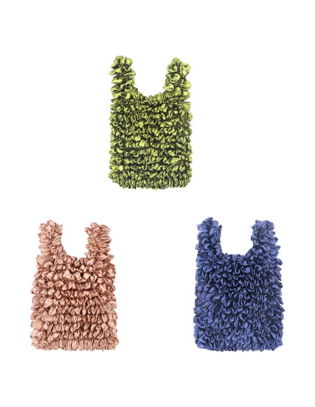 Bolsas de Compras Reutilizables Plegables Oaiyeie 3 Piezas Nylon