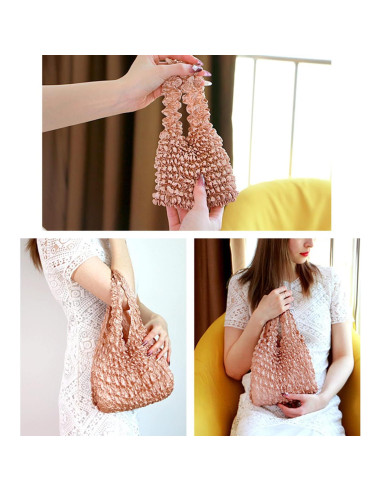 Bolsas de Compras Reutilizables Plegables Oaiyeie 3 Piezas Nylon