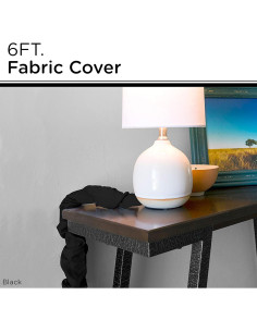 Cubierta de Cable de Tela Negra Cordinate 1.83 m para Lámparas 2