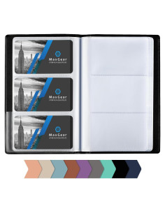 Organizador de Tarjetas de Negocios MaxGear, 240 Tarjetas, Negro