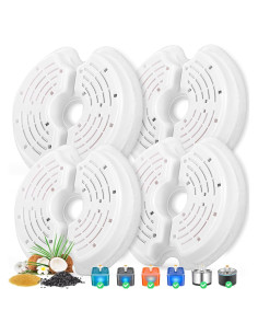 Filtros de agua para gatos Monsin - Paquete de 4 filtros