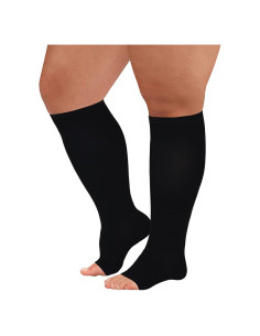 Calcetines de Compresión Abiertos Blahhey Talla Grande 20-30 mmHg