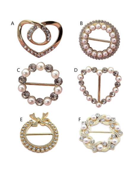 Clip de Bufanda y Corbata KAKASEA con Diseño Elegante