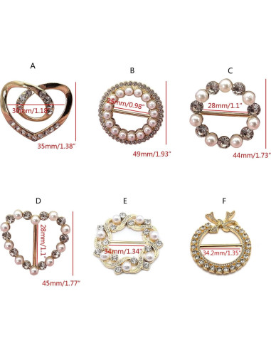 Clip de Bufanda y Corbata KAKASEA con Diseño Elegante