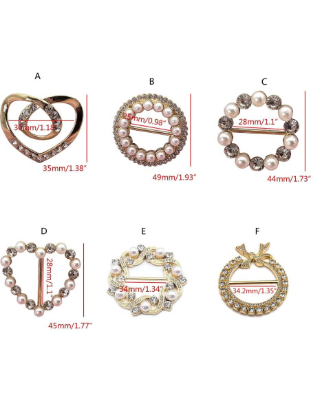 Clip de Bufanda y Corbata KAKASEA con Diseño Elegante