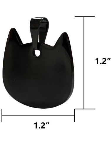 Etiquetas de Identificación para Mascotas TSJ Acero Inoxidable 5 Pzas