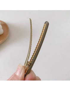 4 Clips de Pelo Tipo Cocodrilo KINGWEDDING 9cm Colorido 2