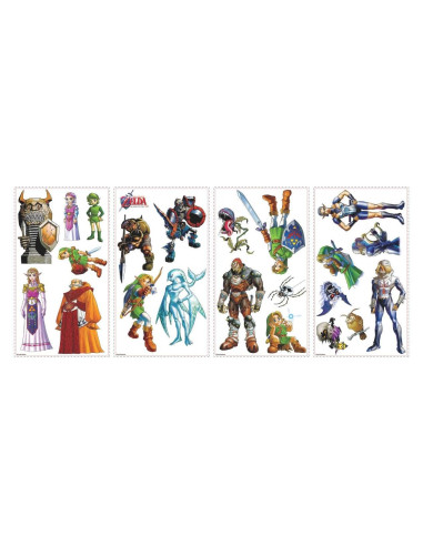 Calcomanías de Pared 3D RoomMates Zelda Ocarina 23 Piezas