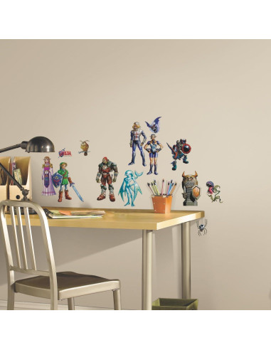 Calcomanías de Pared 3D RoomMates Zelda Ocarina 23 Piezas
