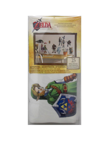 Calcomanías de Pared 3D RoomMates Zelda Ocarina 23 Piezas