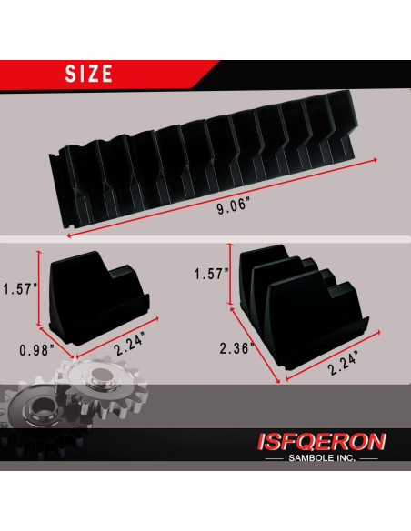 Organizador Magnético de Llaves ISFQERON 12 Pcs Negro Organizador Magnético de Llaves ISFQERON 12 Pcs Negro