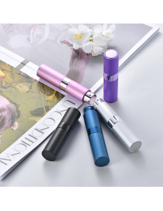 Set 3 Atomizadores de Perfume 8ml Yikimyfo Viaje Negro 2