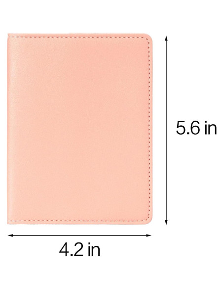 2 Fundas de Pasaporte y Tarjeta de Vacuna Arouselove PU