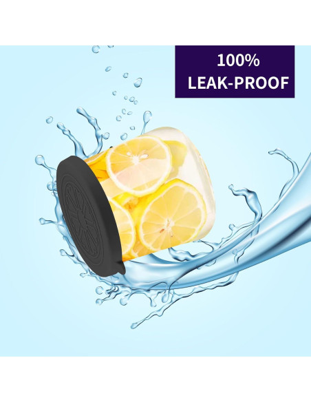 Tapas de Silicona para Tarros de Yogur Oui 5 Oz - Volcanoes Club - 12 Piezas Negras Tapas de Silicona para Tarros de Yogur Oui 5 Oz - Volcanoes Club - 12 Piezas Negras