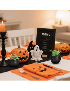 Set de 6 Plantas Suculentas Artificiales Der Rose en Macetas Negras 2