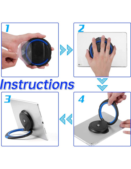 Soporte Ajustable para Tablet DAMIGHT 4-13" Plegable Azul