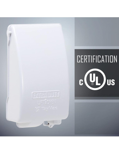 Cubierta de Salida Eléctrica Impermeable TayMac MX4280WH 1 Gang