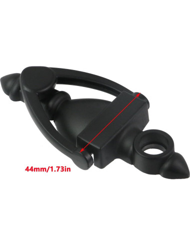 Agujero de puerta y mirador Antrader 160 negro mate