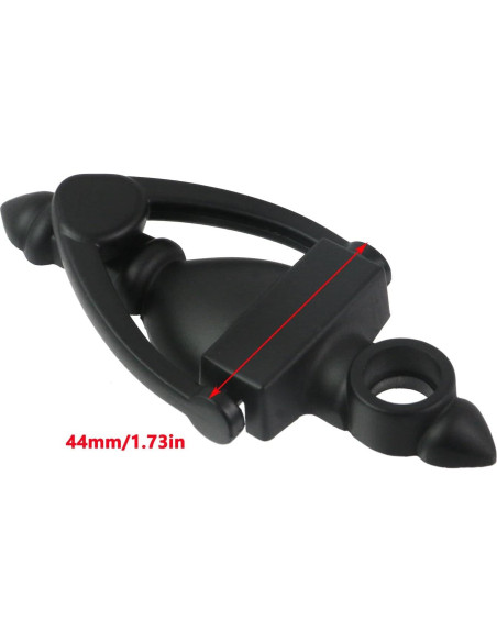 Agujero de puerta y mirador Antrader 160 negro mate