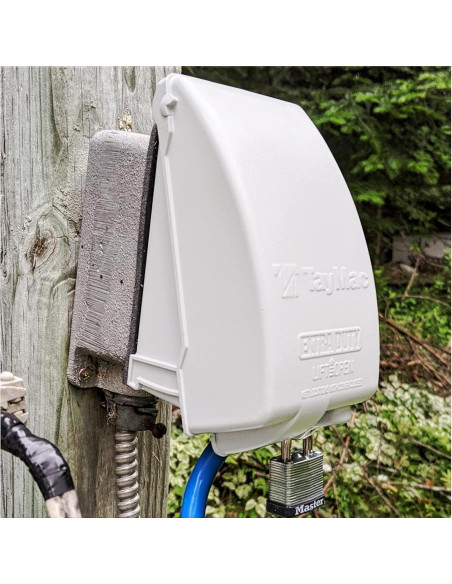 Cubierta de Salida Eléctrica Impermeable TayMac MX4280WH 1 Gang