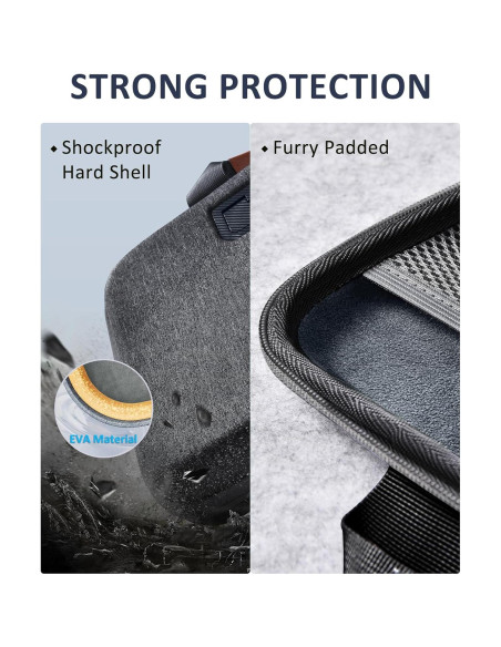 Funda Dura para Laptop 13-14" Nauttxon Impermeable Negra