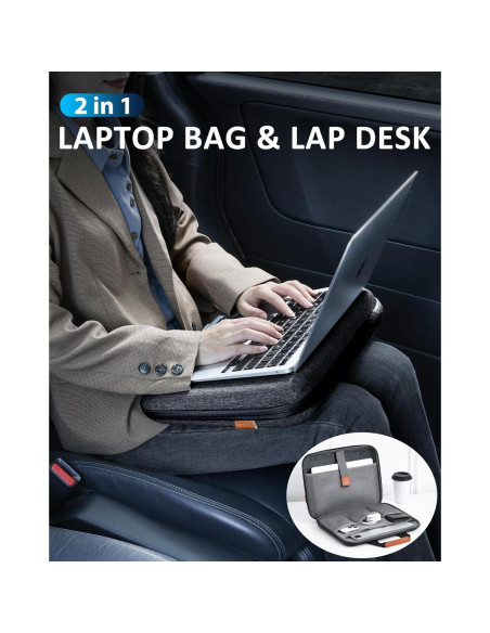 Funda Dura para Laptop 13-14" Nauttxon Impermeable Negra