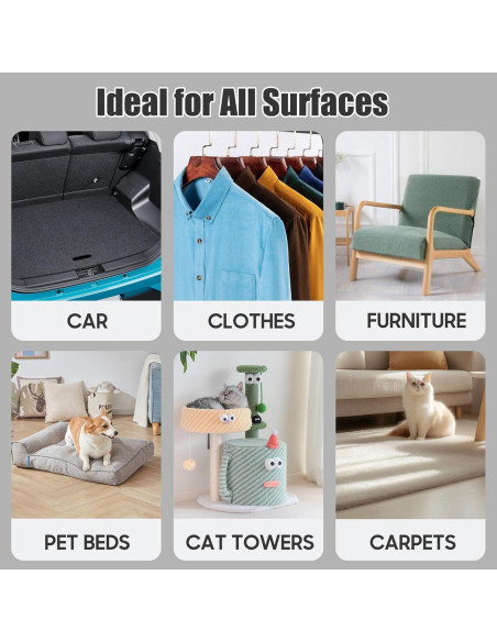 Quitapelos para Mascotas SAMFAT 2-en-1 Azul - Raspador y Cepillo Quitapelos para Mascotas SAMFAT 2-en-1 Azul - Raspador y Cepillo