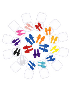 BBTO 24 Pares Tapones de Silicona Suaves Impermeables