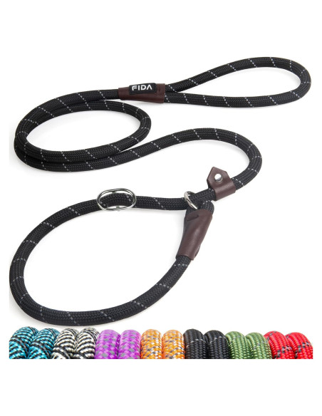 Correa Deslizante Fida para Perros Grandes 1,27cm x 1,83m