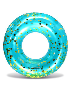 Flotador Inflable CoTa Global Azul Oro 91 cm Confeti UV