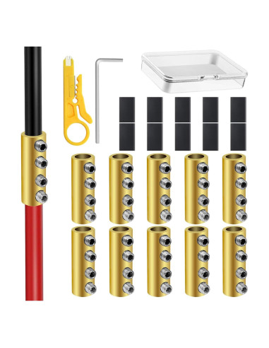 Kit de Conectores de Cable 6 AWG Onfunlee 10 Pcs 80A