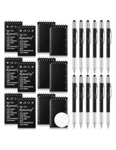 24 Pcs Cuadernos Impermeables y Bolígrafos Multiherramienta Gueevin