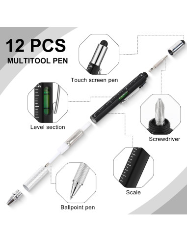 24 Pcs Cuadernos Impermeables y Bolígrafos Multiherramienta Gueevin