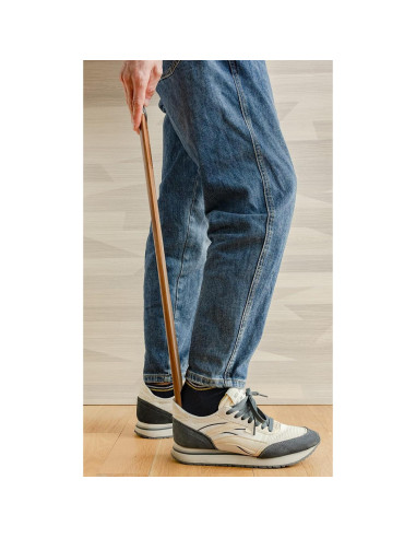 Cuchara de Zapato de Madera Luxdecor 60cm Mango Largo Haya