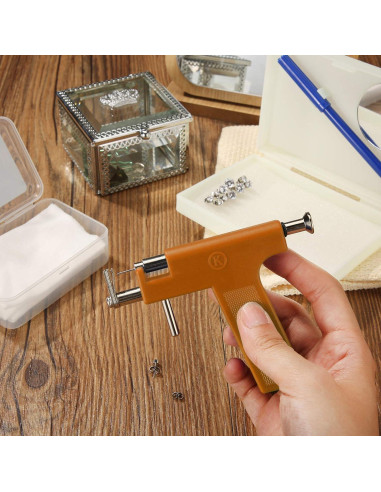 Kit de Perforación de Orejas y Nariz Hicarer con Aretes