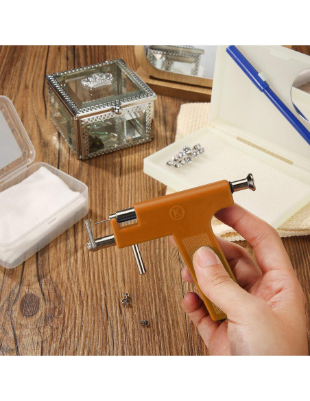 Kit de Perforación de Orejas y Nariz Hicarer con Aretes