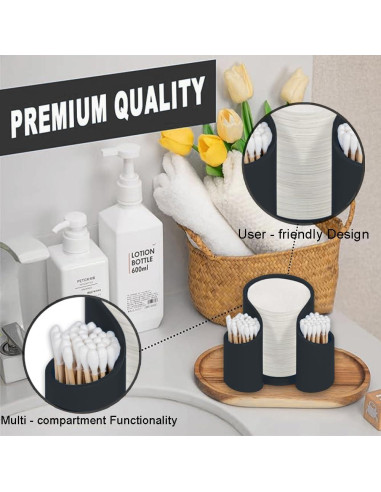 Soporte de Papel para Filtros de Café OULIGET - Organizador Negro