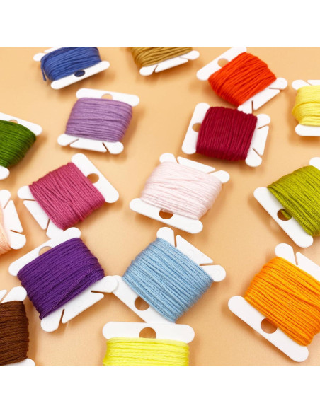 Bobinas de Hilo de Bordado INFNZOLI 120 Piezas Organizador