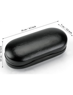 Estuche 2 en 1 para Lentes de Contacto y Gafas Zettokete Negro 2