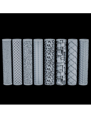 Rodillo de Textura AUSPDICE S411-G Ladrillos Pequeños