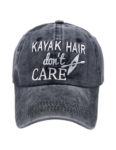 Gorra de Béisbol Waldeal para Mujeres Ajustable Denim