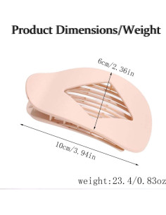 Clip de Pelo Duckbill Elegante y Simple - 4 Piezas para Cabello Grueso 2