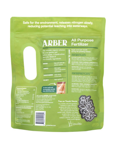 Fertilizante Granular Orgánico ARBER 1.81 kg - Multiusos