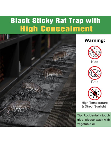 Trampas Adhesivas para Ratones Wanqueen 10 Piezas 119.9x27.9cm