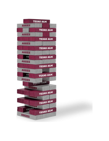 Juego de Bloques Apilables Wild Sports Texas A&M 54 Piezas