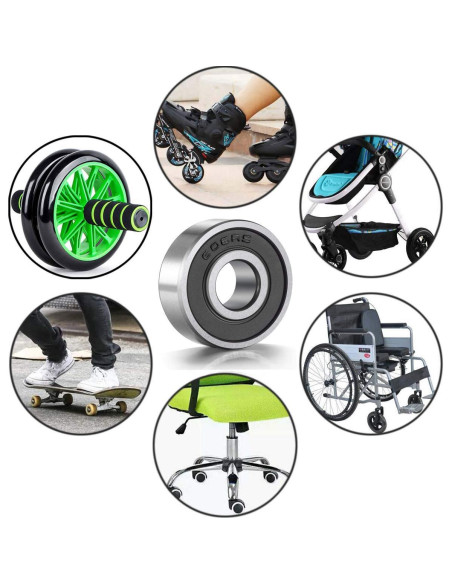 Rodamientos Donepart 100-Pack 608 Pre-Lubricados 8x22x7mm