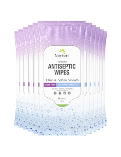 Toallitas Antibacteriales Nurture XL Sin Alcohol 60 Unidades