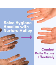 Toallitas Antibacteriales Nurture XL Sin Alcohol 60 Unidades 2