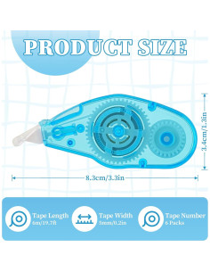 Cinta Correctora TELEXSUN 5mm x 8m, Suave y Precisa 2